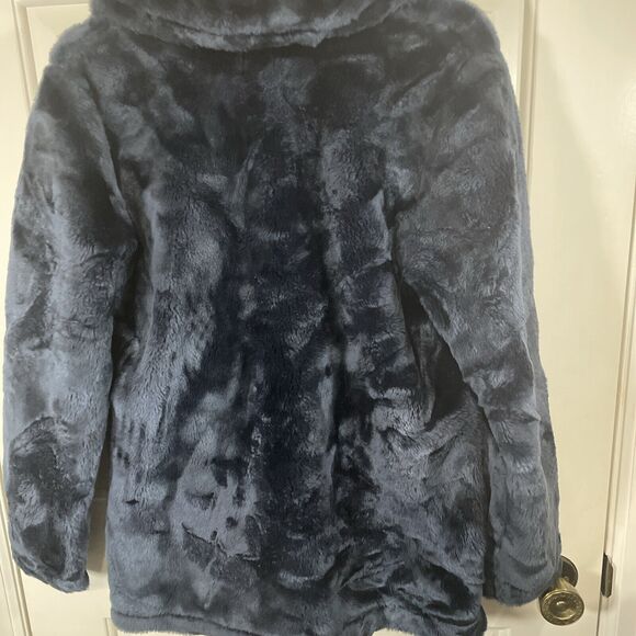 Vintage RARE Free People Faux Fur Teddy Coat Jacket USA MADE See Measurements - Picture 5 of 8
